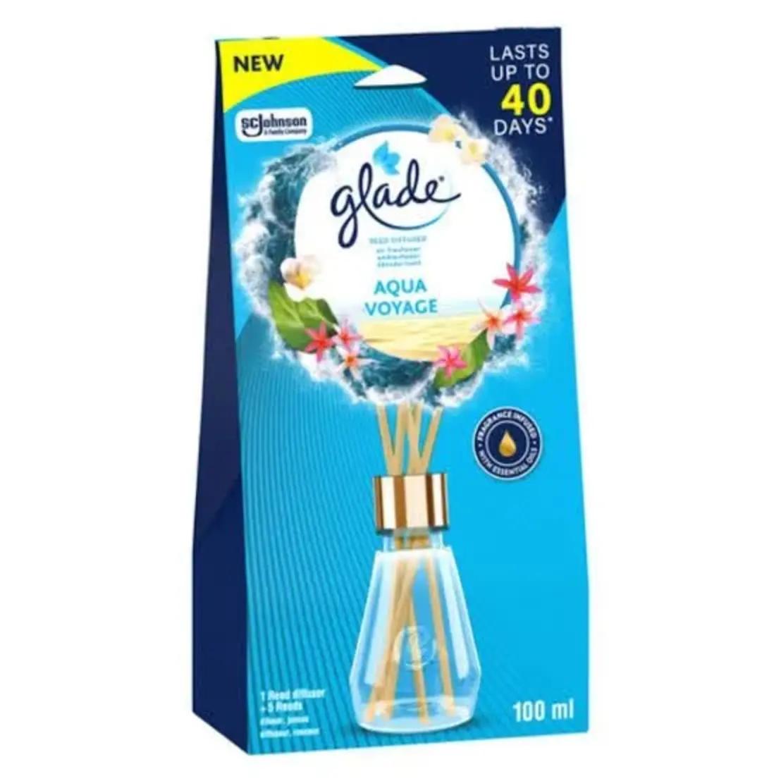 Glade Reeds Aqua Voyage Diffuser Freshner 100Ml